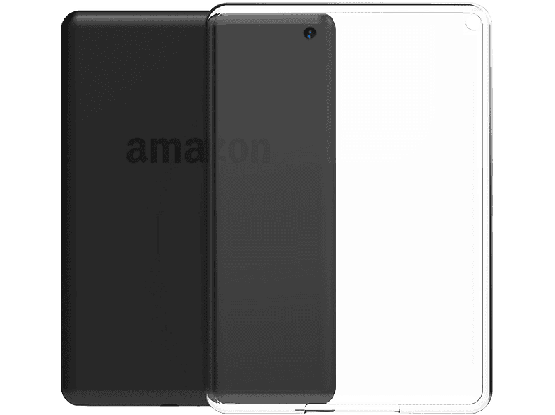 Silikon, TPU Backcover Amazon Silikon Tablethülle Robust Kunststoff dünn WIGENTO / Transparent Hülle für