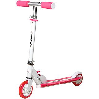 Patinete - HOMCOM infantil, +3 años,  2 ruedas, LED, manillar ajustable, carga 50kg