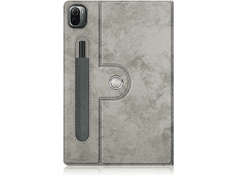 Pad 5 Mi + Stift Tasche, Full Xiaomi, Grau / Halterung WIGENTO Cover, Grad 5 Rotation 360 Pro,