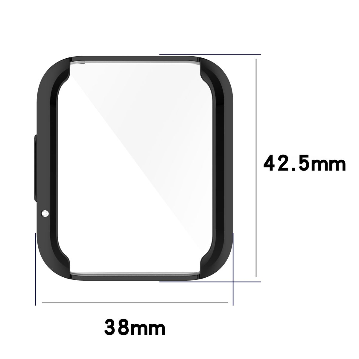 360 Lite, Transparent Redmi Xiaomi, 2 Grad Cover, Silikon TPU Hülle, Shockproof Watch Full WIGENTO