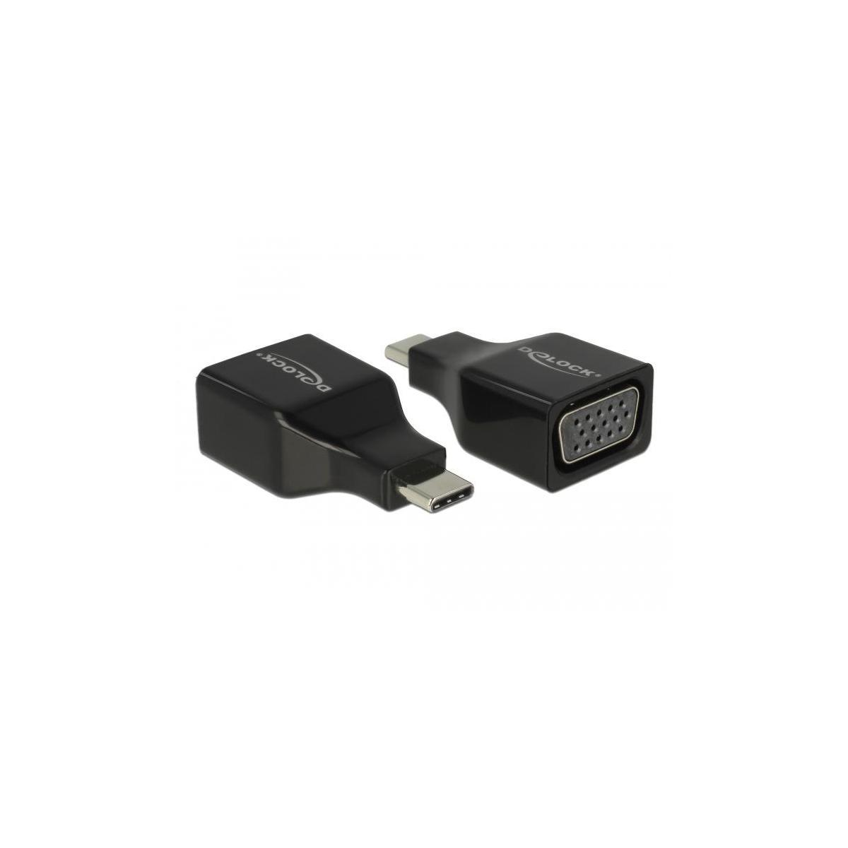 63933 DELOCK Adapter, Schwarz