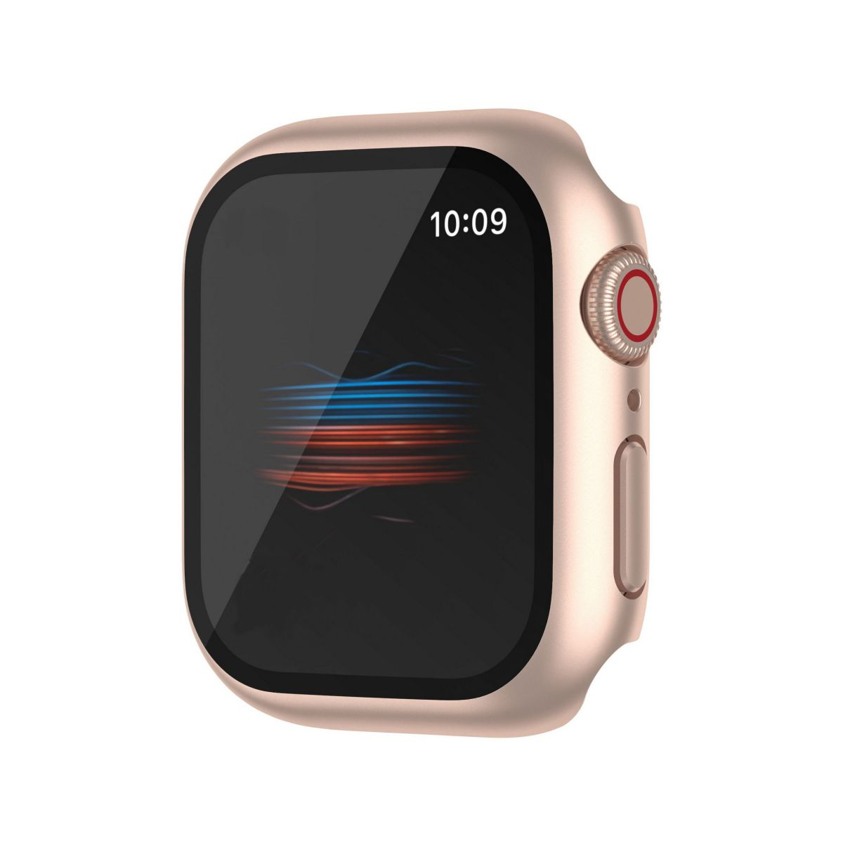 DIIDA Smartwatch-Hülle Gehäuse, für Apple, Watch 41MM, Serie Apple 7/6/5/4/SE, Apple Schutzfolien, Smartwatch watch Roségold 41MM