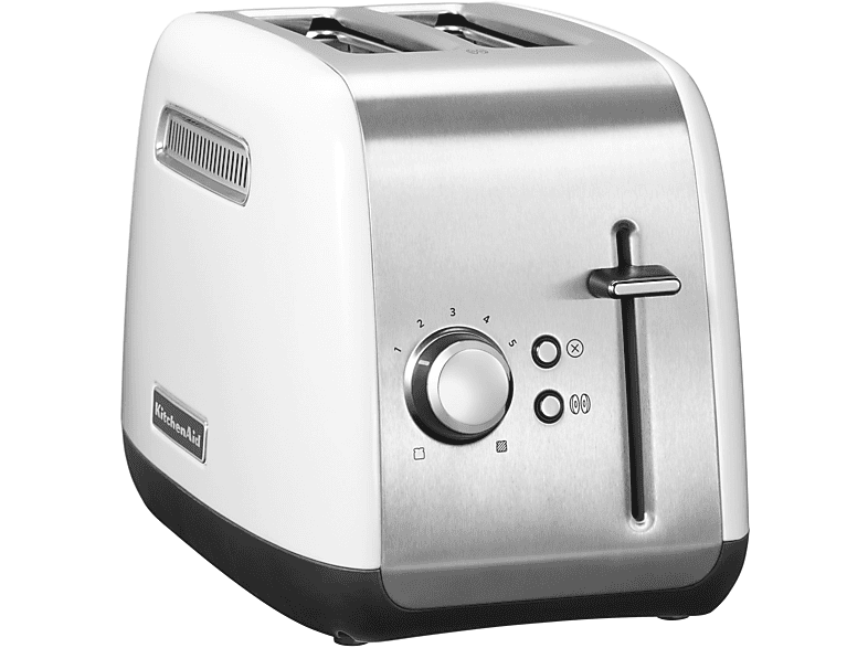 (1100 KITCHENAID WEISS 2) Watt, Toaster Schlitze: Weiß 5KMT2115EWH CLASSIC