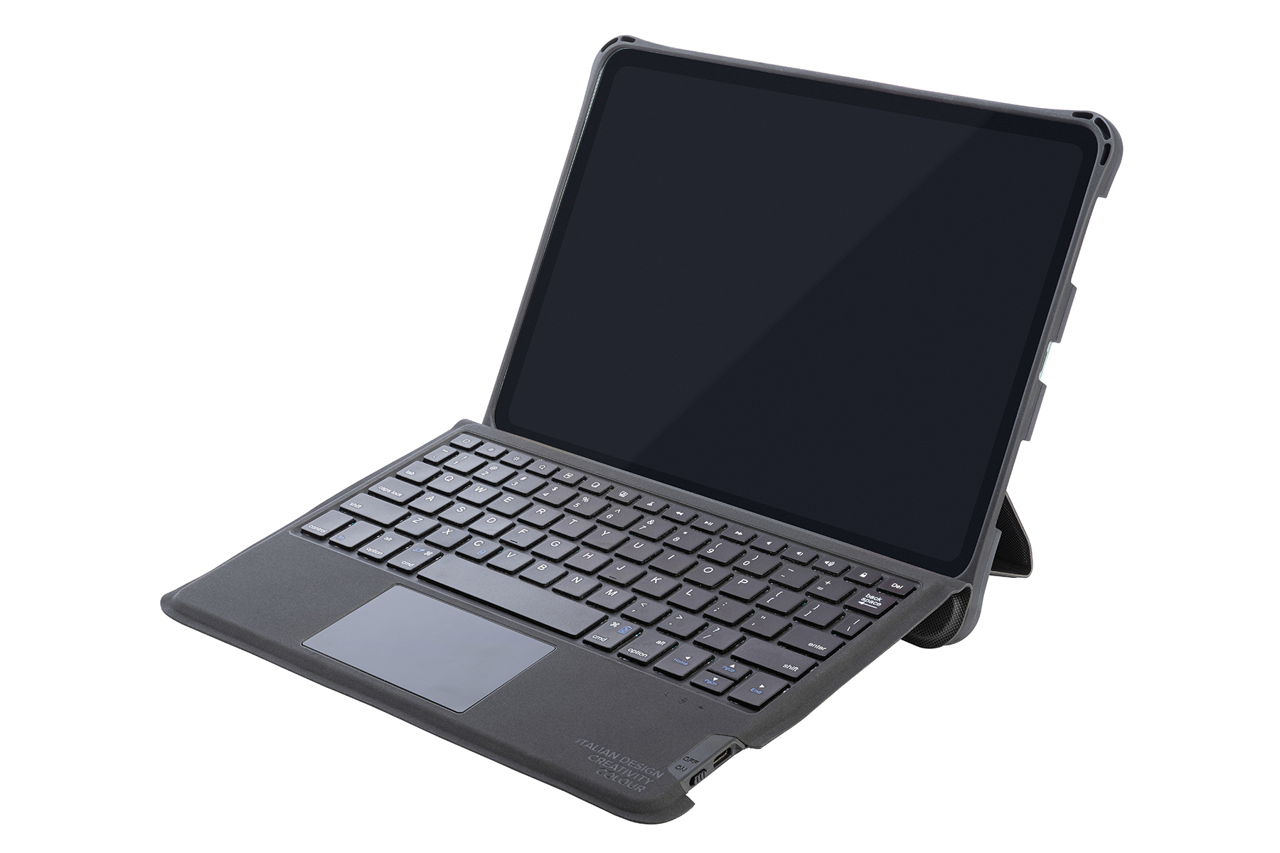 Schwarz Tablet Cover für Apple Flip Kunststoff, TUCANO Hülle Tasto