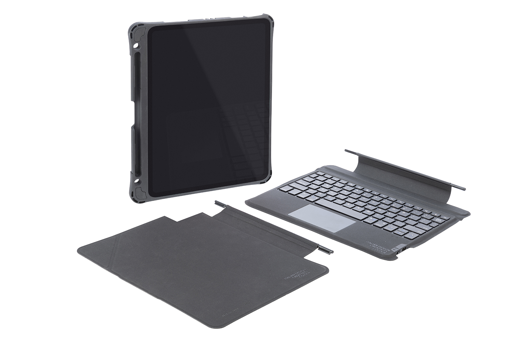 Tablet Flip TUCANO Schwarz Hülle für Apple Cover Kunststoff, Tasto