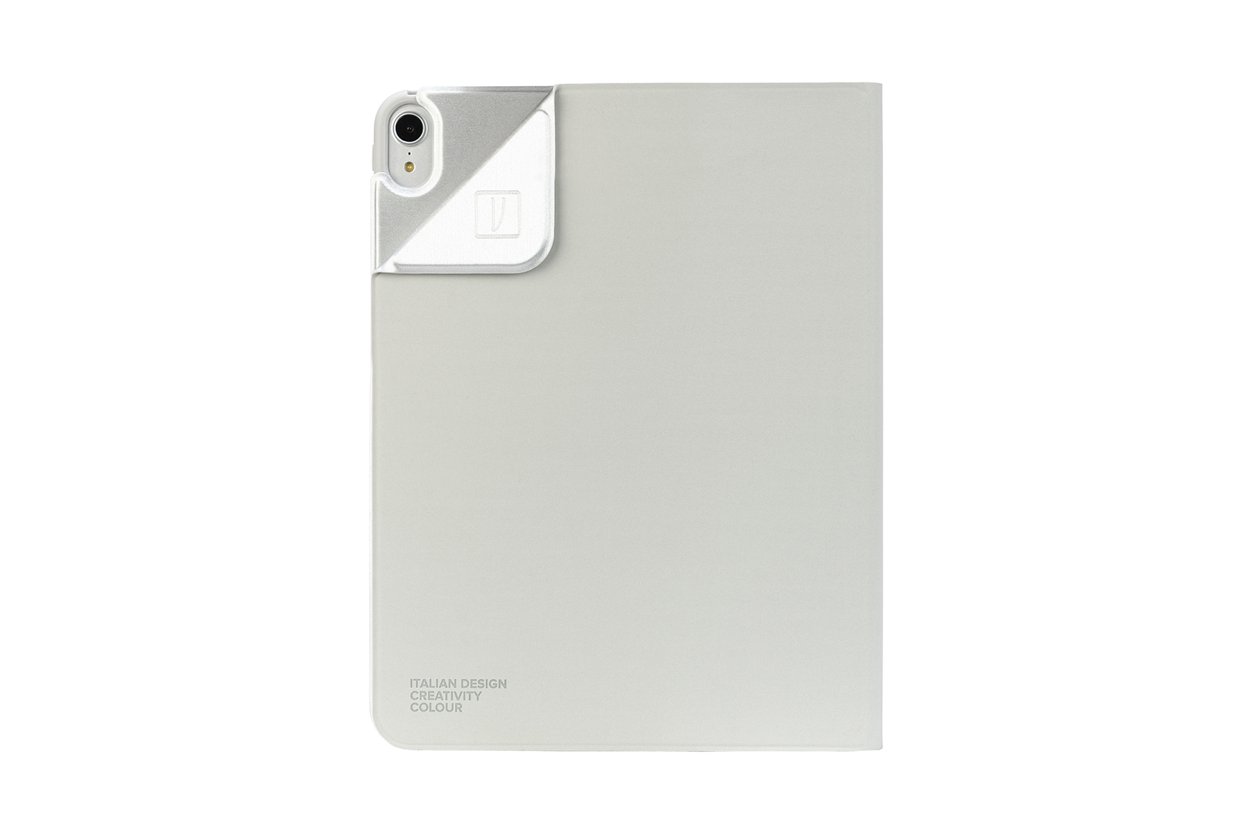 TUCANO Metal Tablet Cover Kunststoff, Silber für Hülle Apple Flip