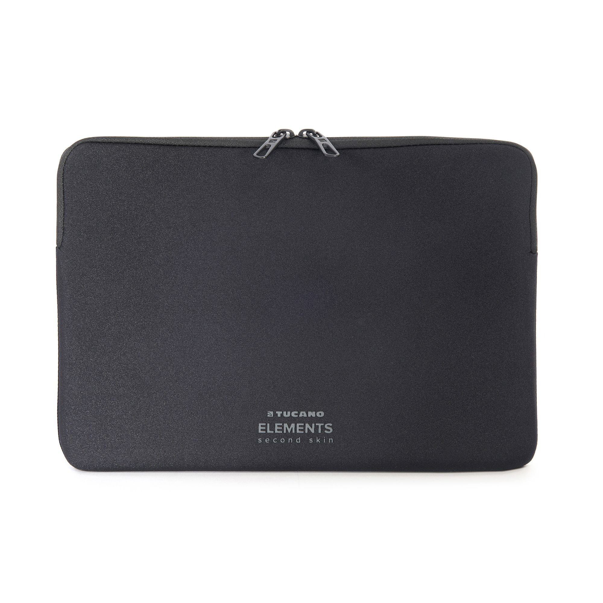 Notebook Sleeve Neopren, Tasche Elements Second für TUCANO Apple Skin Schwarz