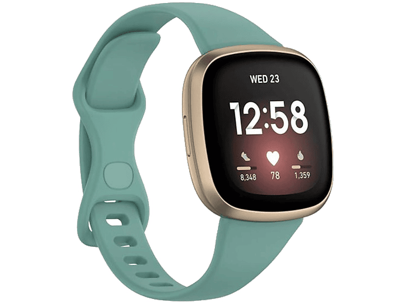 WIGENTO Kunststoff / Silikon Design Sport Band, Ersatzarmband, Fitbit