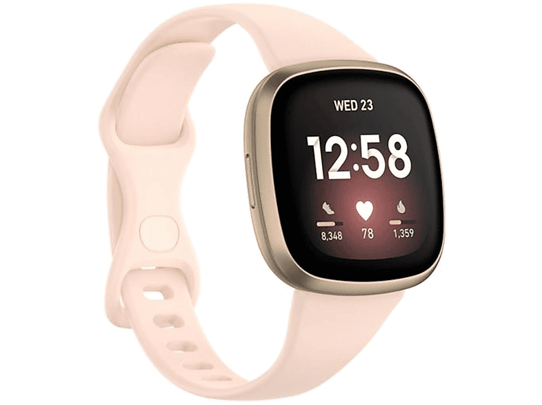 WIGENTO Kunststoff / Silikon Design Sport Band, Ersatzarmband, Fitbit