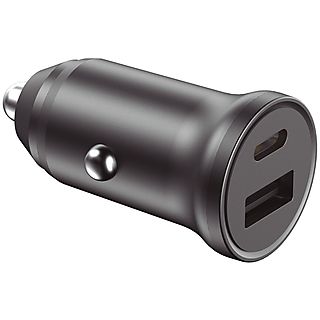 Cargador USB para coche - KSIX 20W PD, Universal Universal, Negro