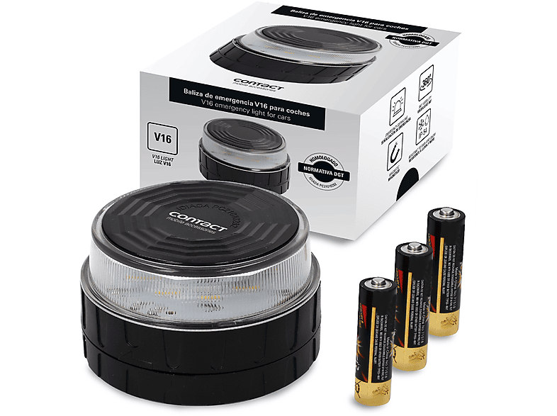 Luz emergencia CONTACT Luz de Emergencia V16 MediaMarkt