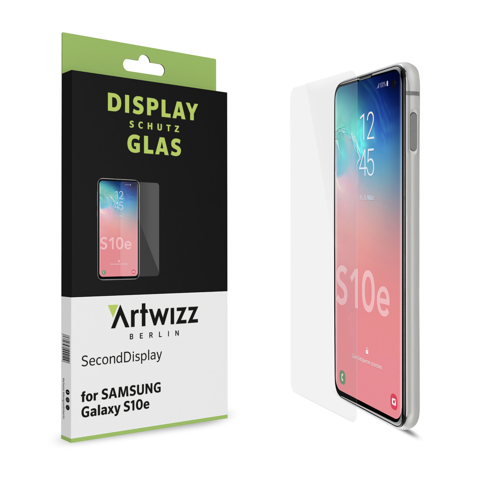 ARTWIZZ SecondDisplay (2er Galaxy Samsung S10e) Pack) Displayschutz(für