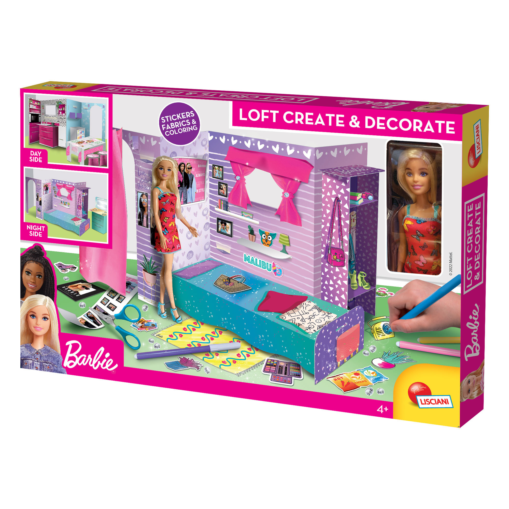 Spielset mehrfarbig Barbie Lisciani Barbie Lernspiele, mit BARBIE von Barbie Loft Puppe,
