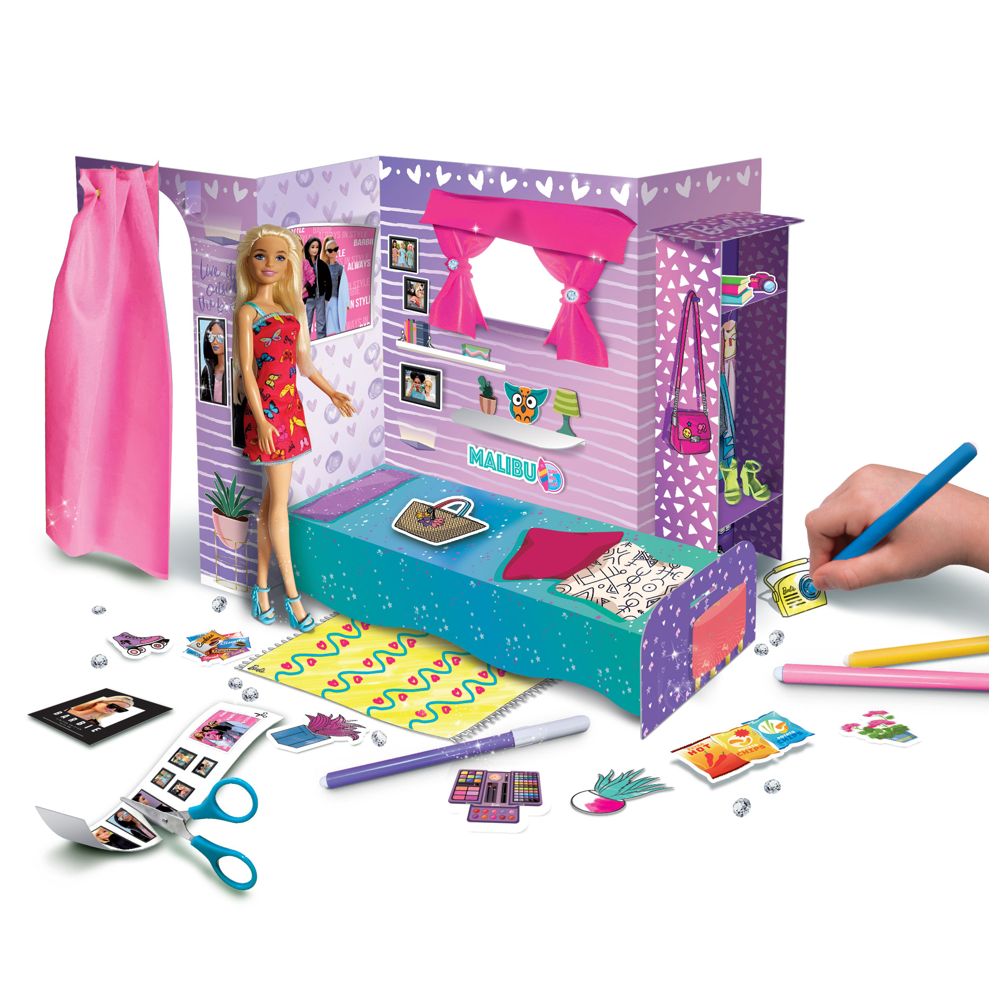 mit Barbie Barbie Puppe, von Loft Lernspiele, Lisciani mehrfarbig BARBIE Spielset Barbie