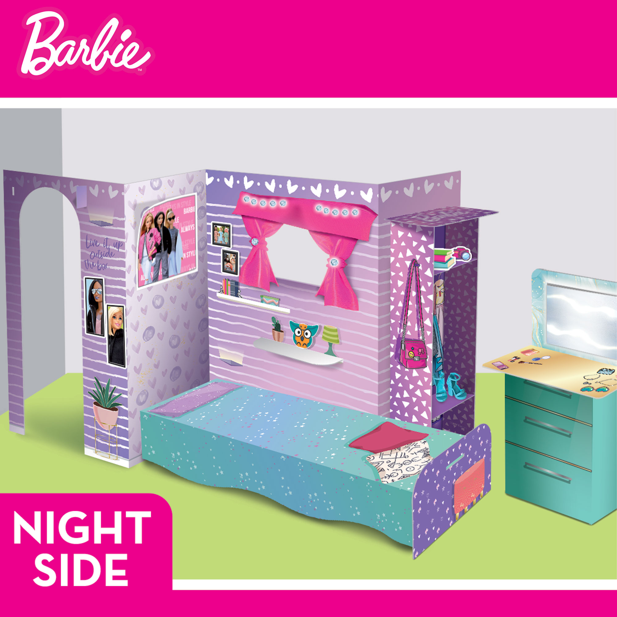 mit Barbie Barbie Puppe, von Loft Lernspiele, Lisciani mehrfarbig BARBIE Spielset Barbie