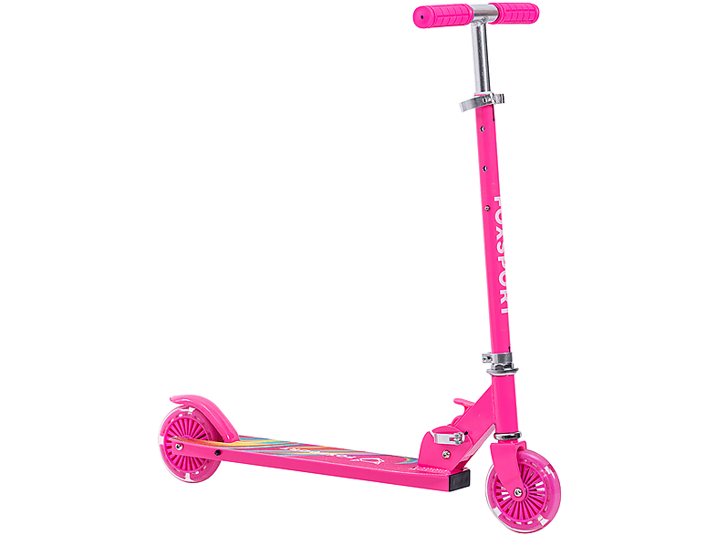 FOXSPORT Scooter Kinder A Rosa Rot (4,7 Zoll, Rosarot)