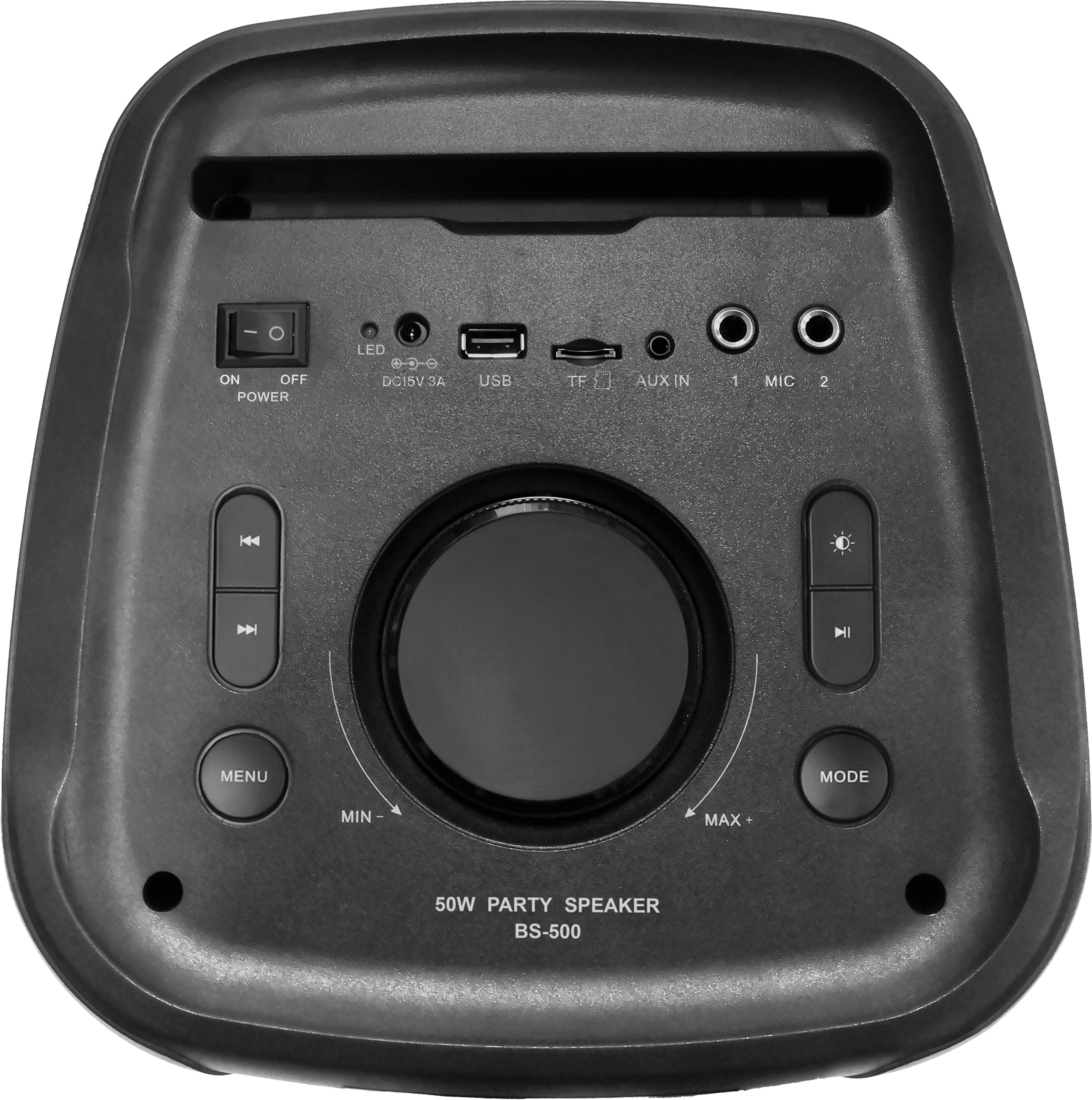 Bluetooth-Karaoke-Lautsprecher, BS-500 VIVAX Karaoke schwarz