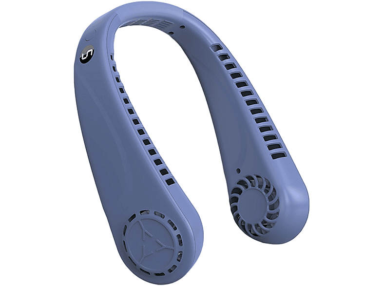 Mini LED-Digitalanzeige, Halsventilator, USB-Tragbare blau Ventilator Ventilator Ventilator LEIGO