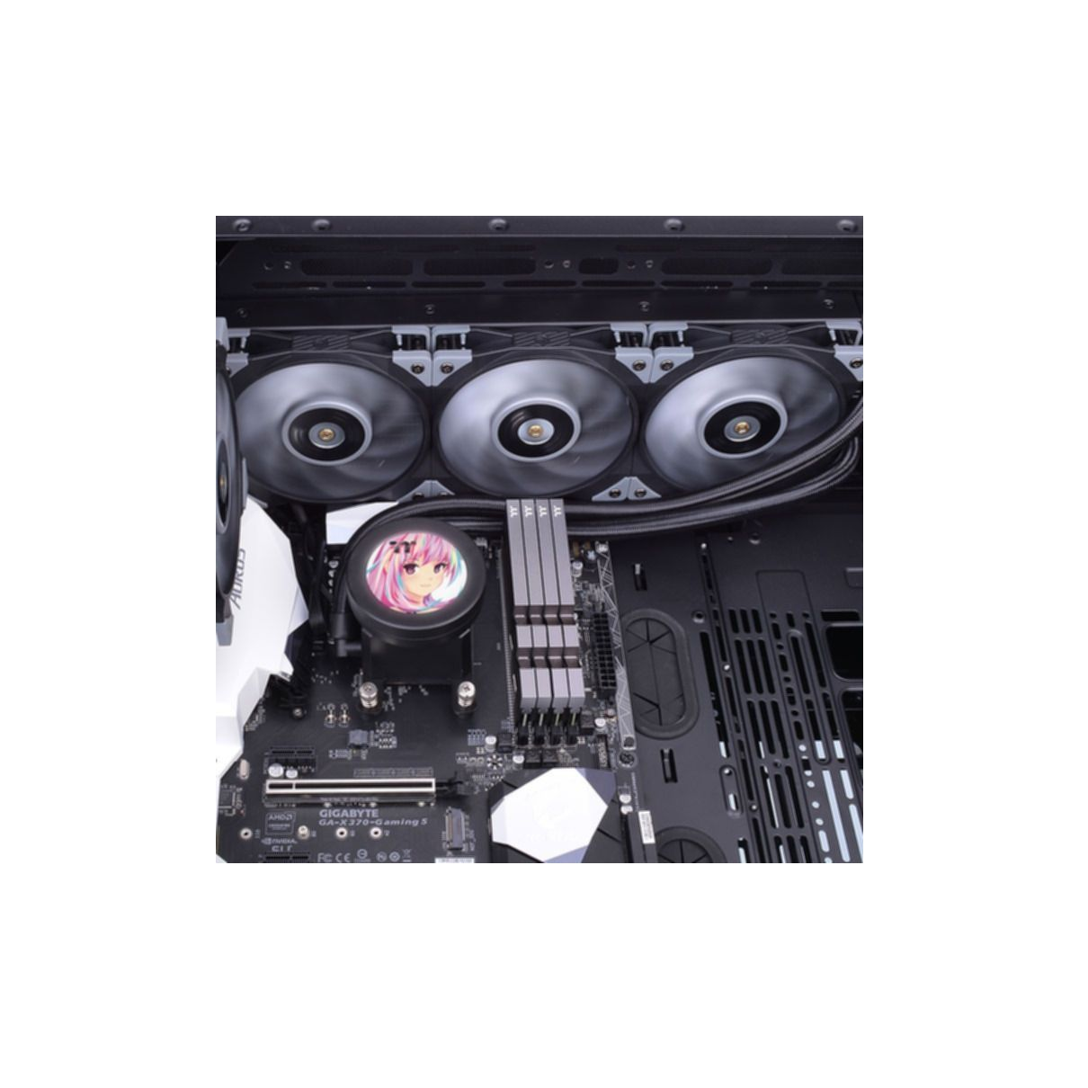 grau schwarz, 360 CPU Ultra TOUGHLIQUID Wasserkühler, THERMALTAKE