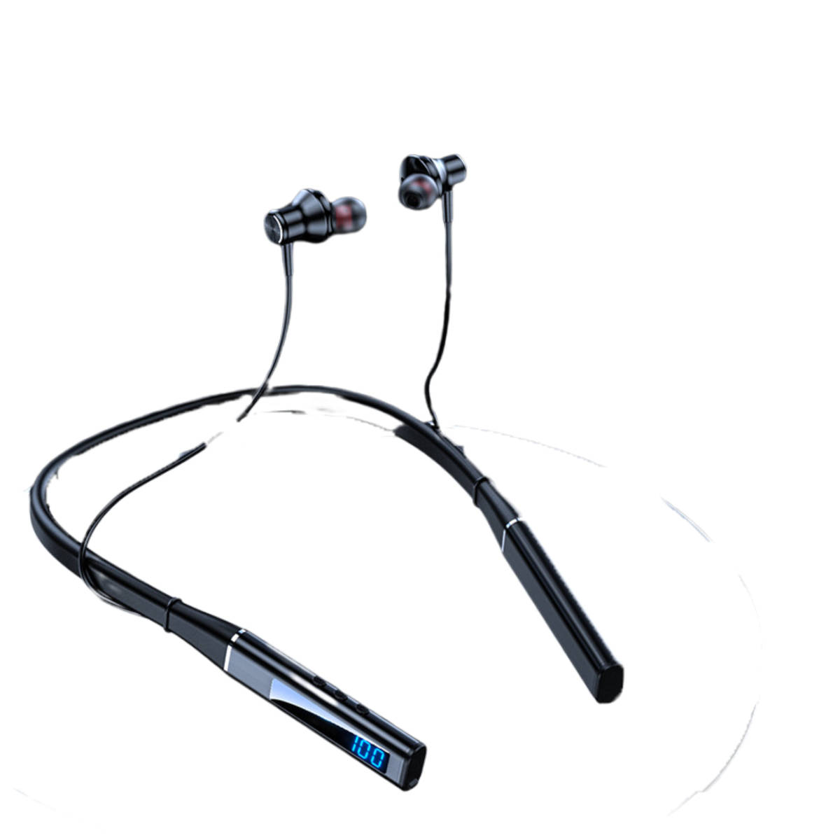 SYNTEK Nacken-Headset Hochwertiges Bluetooth-Headset Verzögerung Keine schwarz drahtloses Spiel Bluetooth In-ear Bluetooth-Kopfhörer universal