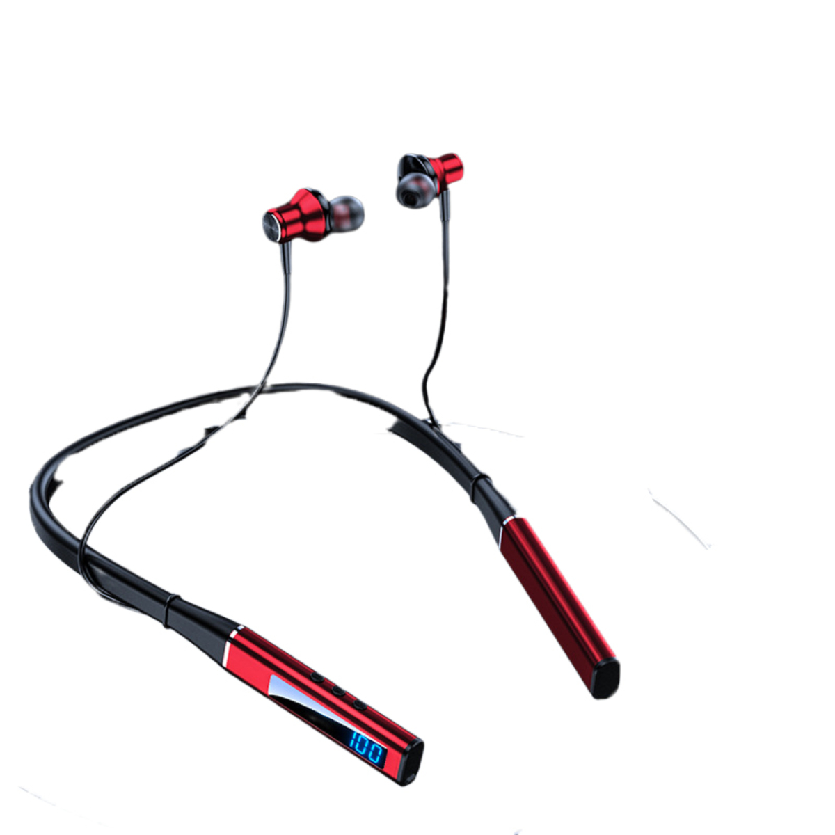 keine Bluetooth-Kopfhörer In-ear SYNTEK - für, Hals den Um Wireless Hochwertige Rot Gaming Bluetooth Headset Ideal Bluetooth Latenz Headset rot