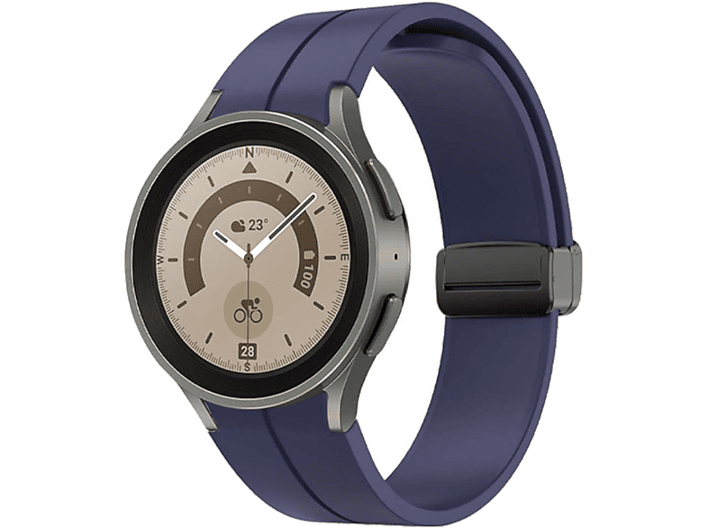 Watch Galaxy 42 TPU mm 46 Silikon, / 6 Watch Ersatzarmband, mm, 4 D-Blau / Armband Watch Classic 6 47 Samsung, / Ersatz / 5 43 aus WIGENTO 4 mm 5 / Sport 44 45mm Pro / 40