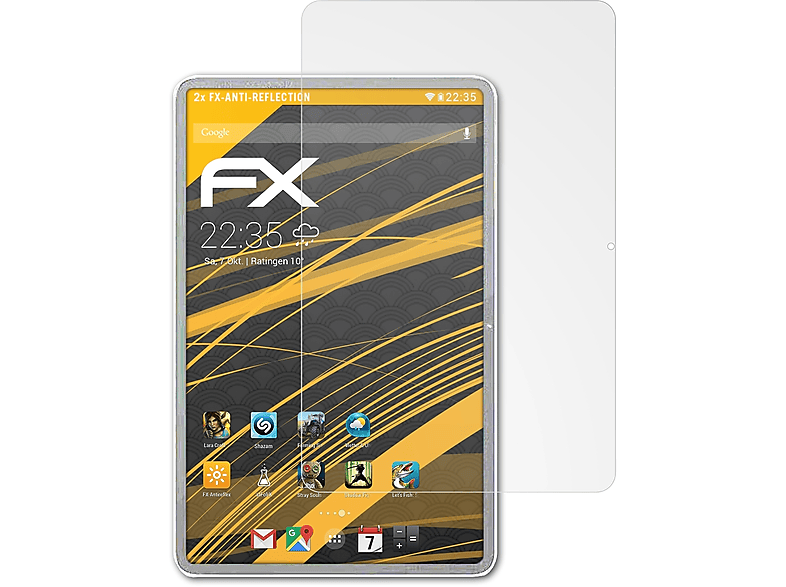 ATFOLIX 2x FX-Antireflex Displayschutz(für Xiaomi 6 Pro) Pad