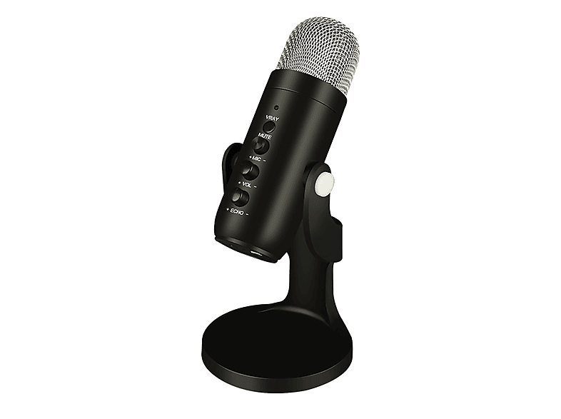 SYNTEK Kondensatormikrofon: Gaming, Live-Karaoke, Verlustfreie Klangqualität Mikrofon, silbrig