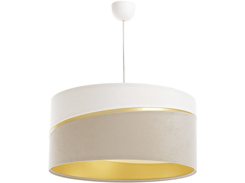 KIOM Enrik P white, beige & gold 11185 40 cm Pendelleuchte