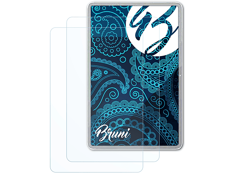 BRUNI 2x Basics-Clear Schutzfolie(für Xiaomi 6 Pro) Pad