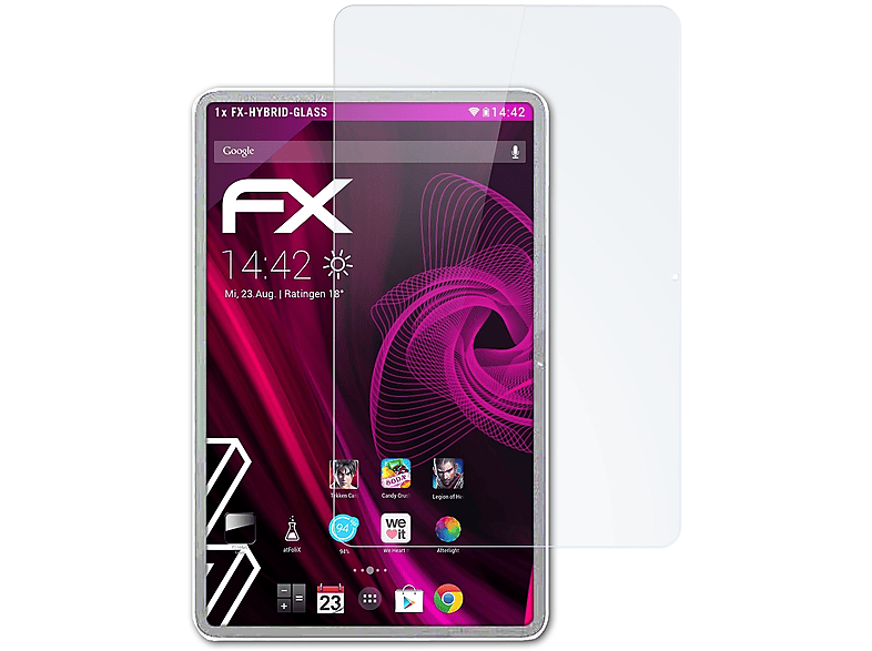 ATFOLIX FX-Hybrid-Glass Schutzglas(für Xiaomi Pad 6 Pro)