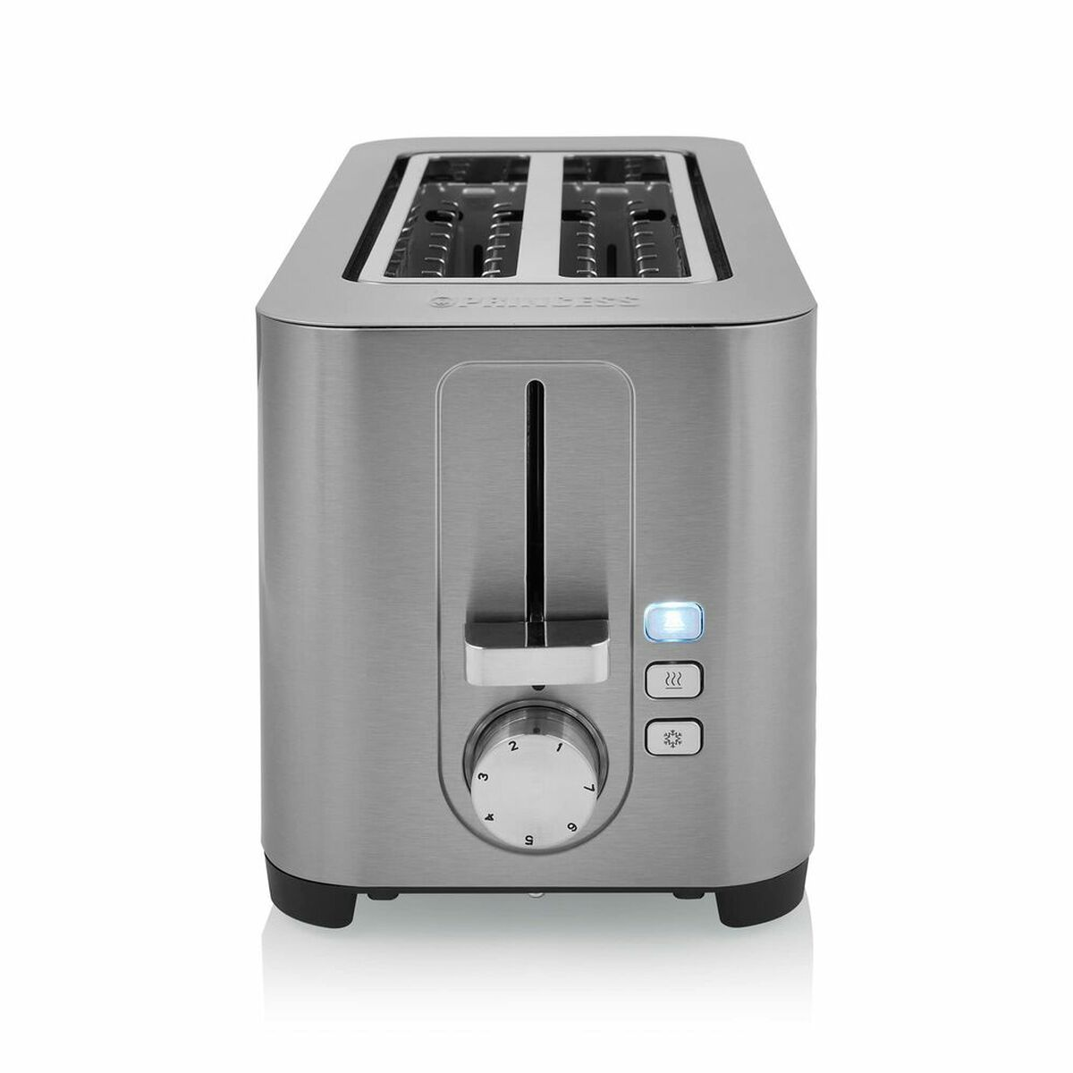 Toaster 142402 2) Watt, (1400 PRINCESS Schlitze: Silber