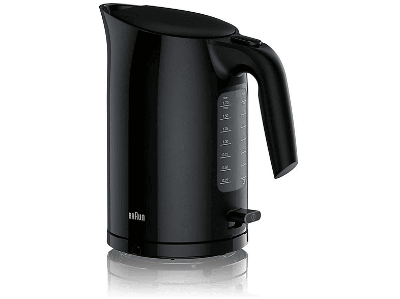 BRAUN WK 3110BK Wasserkocher, schwarz