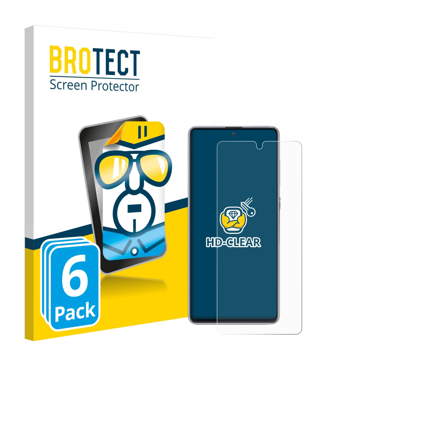 BROTECT 6x Lite) Note Schutzfolie(für klare 10 Samsung Galaxy