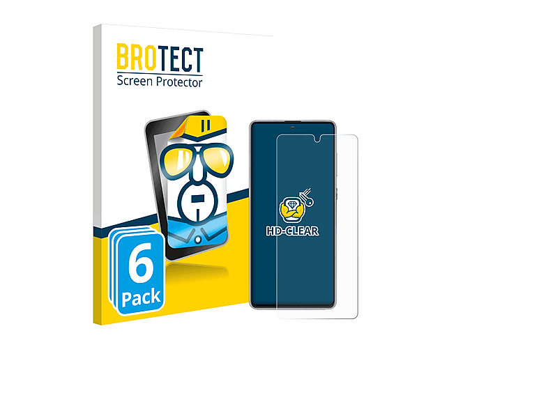 Lite) Samsung Note 10 BROTECT klare Schutzfolie(für 6x Galaxy