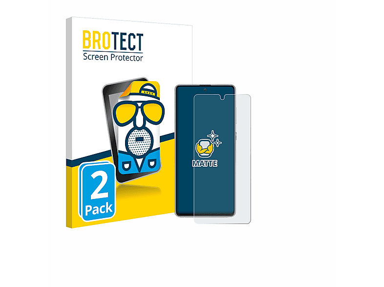 BROTECT 2x matte Schutzfolie(für Samsung 10 Galaxy Note Lite)