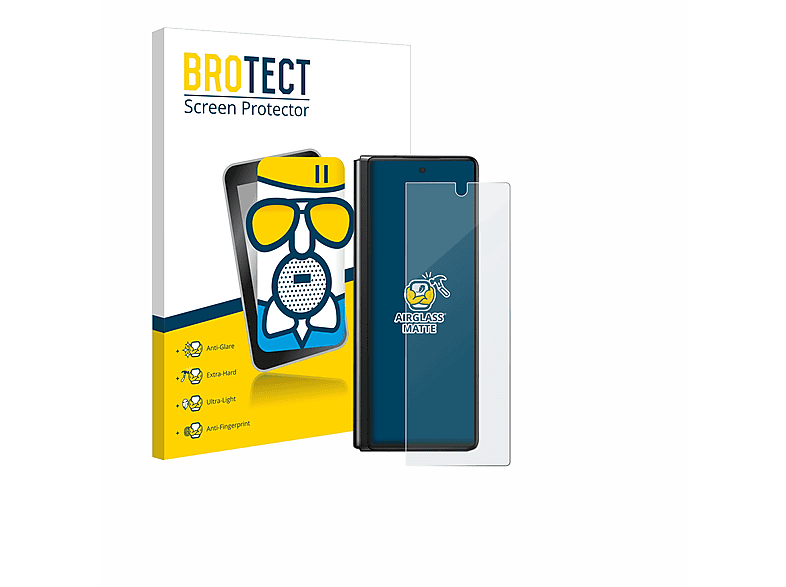 BROTECT Airglass matte Schutzfolie(für Samsung Galaxy Z Fold 2 5G)