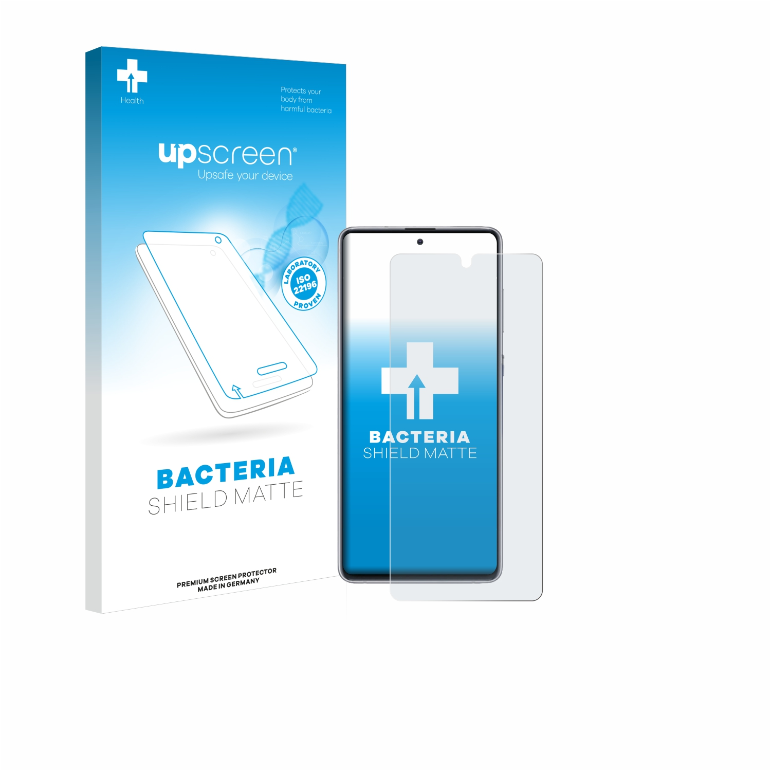 Schutzfolie(für 10 Samsung UPSCREEN Galaxy Note matte antibakteriell entspiegelt Lite)