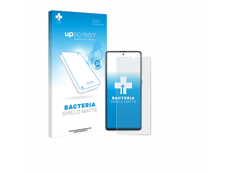 UPSCREEN antibakteriell Note 10 matte entspiegelt Samsung Lite) Schutzfolie(für Galaxy