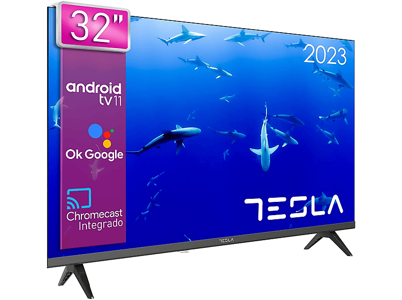 TV LED 32 - TESLA 32E635BHS, Full-HD+, ARM cortex - quad core A55 @  1450MHz, Smart TV, DVB-T2 (H.265), Negro