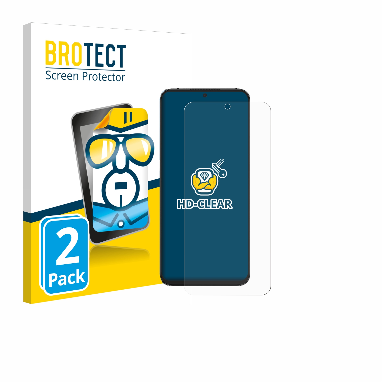 BROTECT 2x A11 max) klare Schutzfolie(für Pro Umidigi