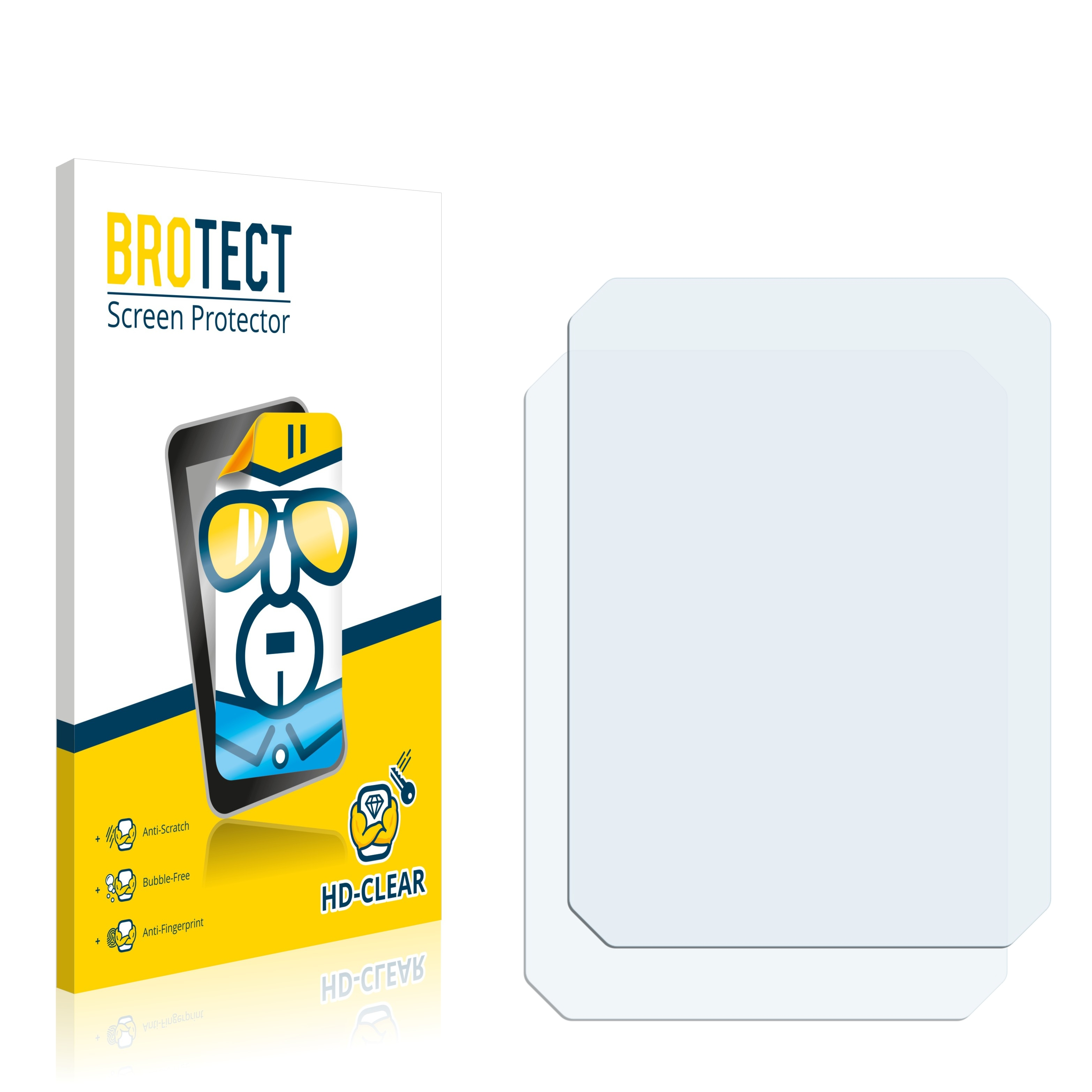 BROTECT Compact) klare 2x Schutzfolie(für Display FIT