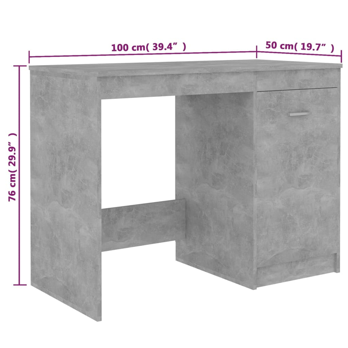 801800 VIDAXL Schreibtisch