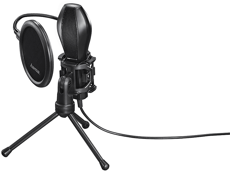 HAMA Microphone, MIC-USB-Stream Schwarz