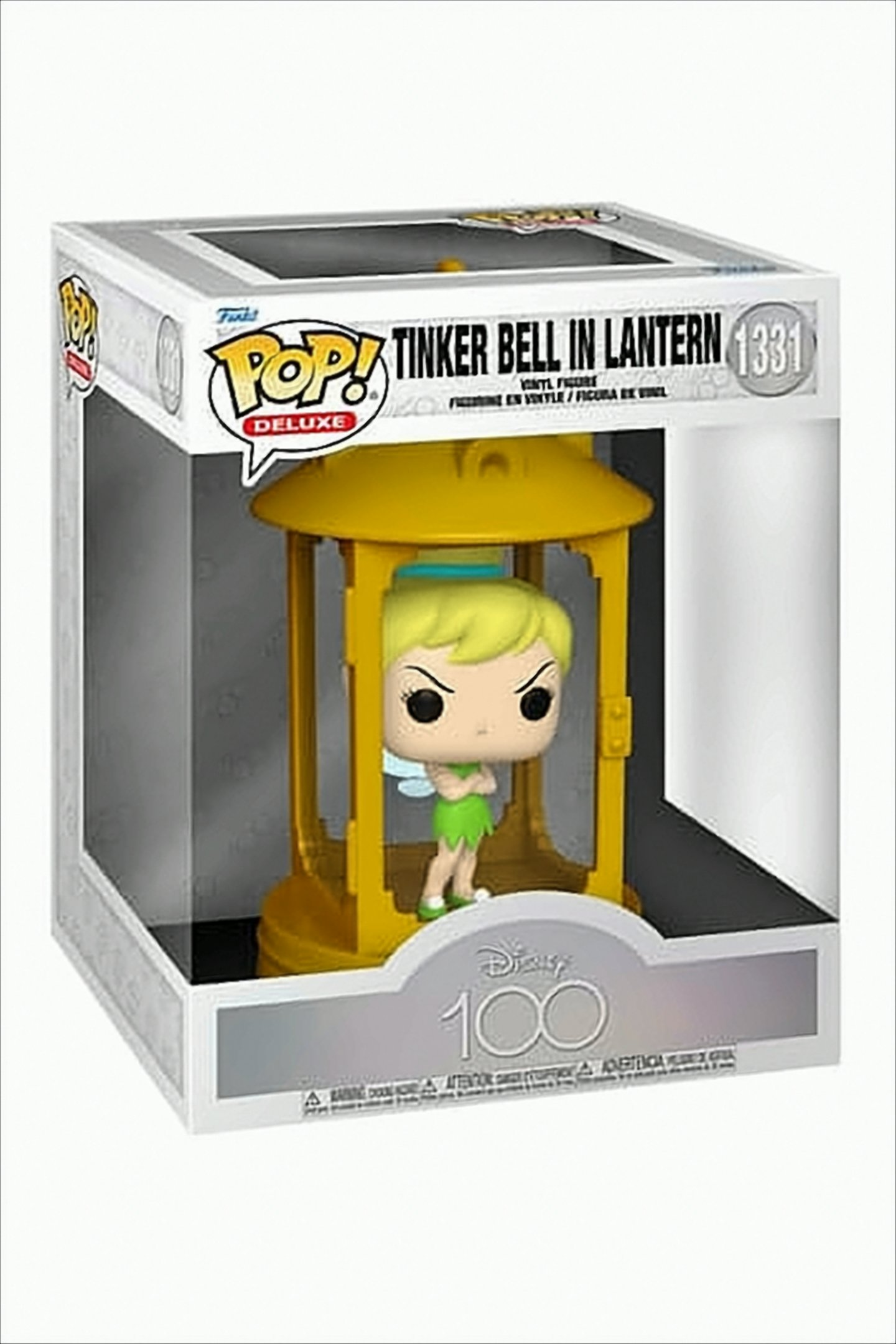 Figura Funko Pop di Trilli in una lanterna gialla dentro una scatola bianca e grigia.