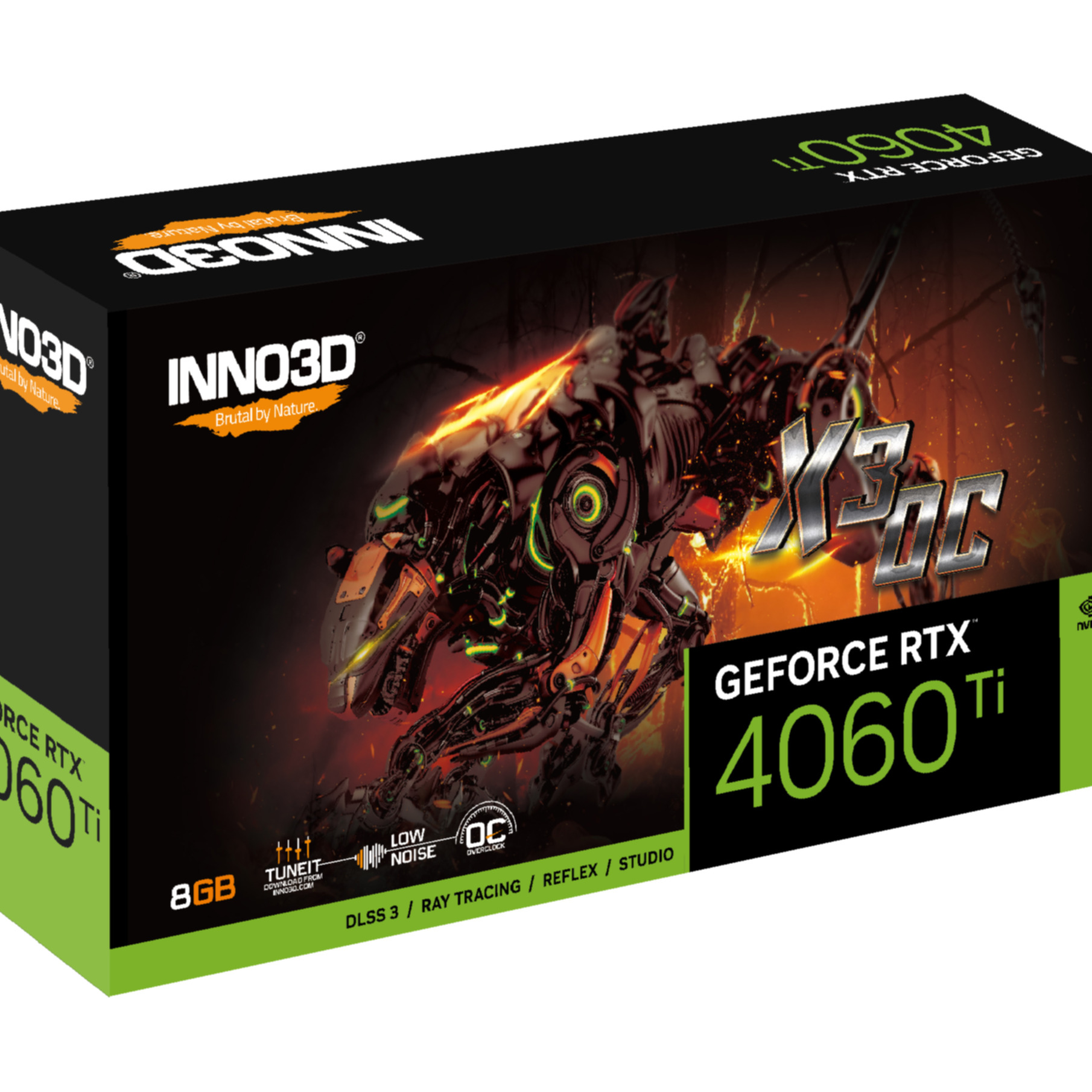 RTX Ti 4060 (NVIDIA, INNO3D Grafikkarte) GeForce OC X3