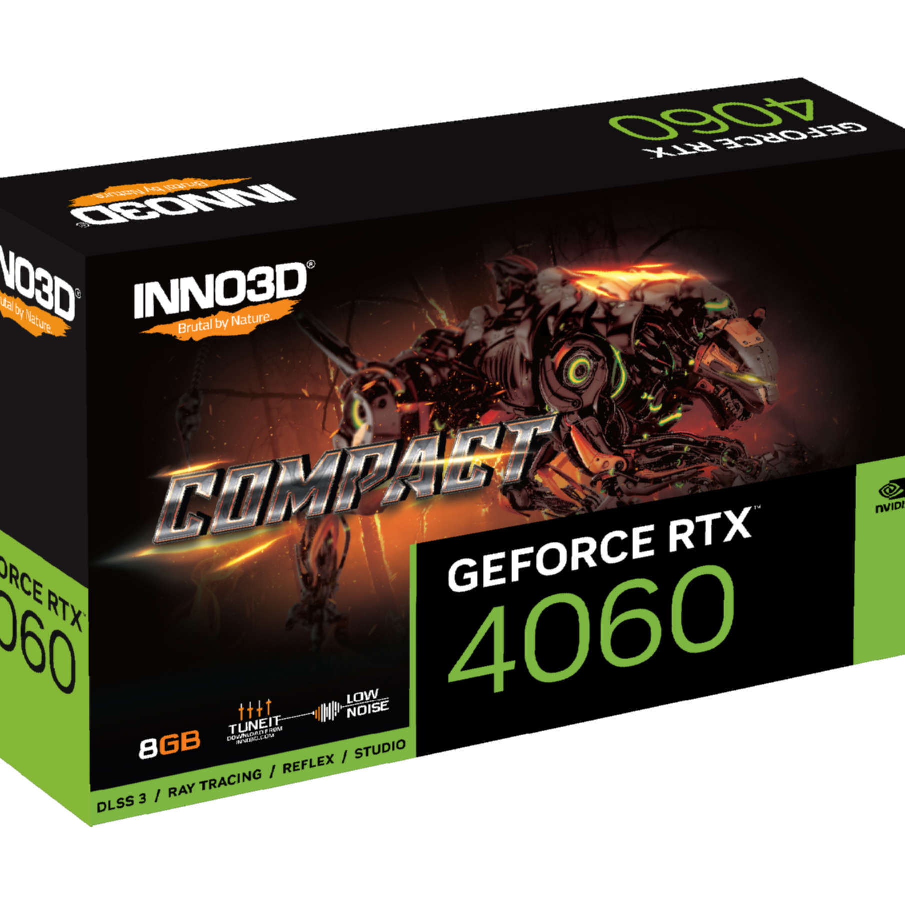 GeForce RTX 4060 (NVIDIA, INNO3D Grafikkarte) Compact