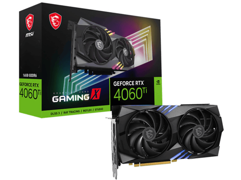 MSI GAMING (NVIDIA, GEFORCE Grafikkarte) 4060 RTX TI X 16G