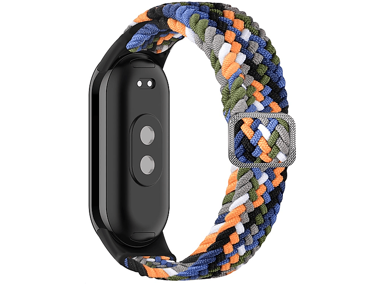 Nylon Armband Für Xiaomi Mi Band 8/9/10 - Elastisch, Waschbar, Größenverstellbar