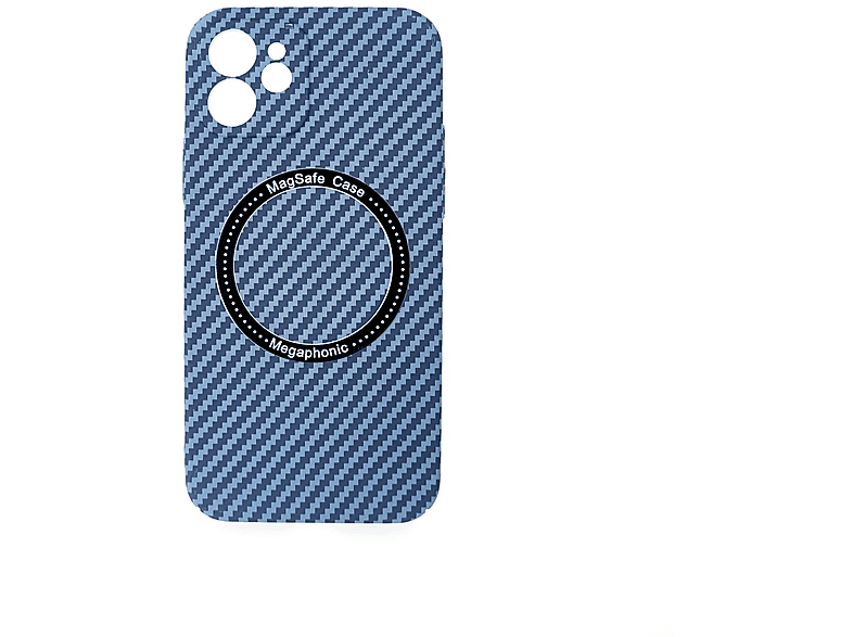 COFI Magnetic Carbon Case Hülle, Backcover, Samsung, Galaxy S23 Ultra, Blau